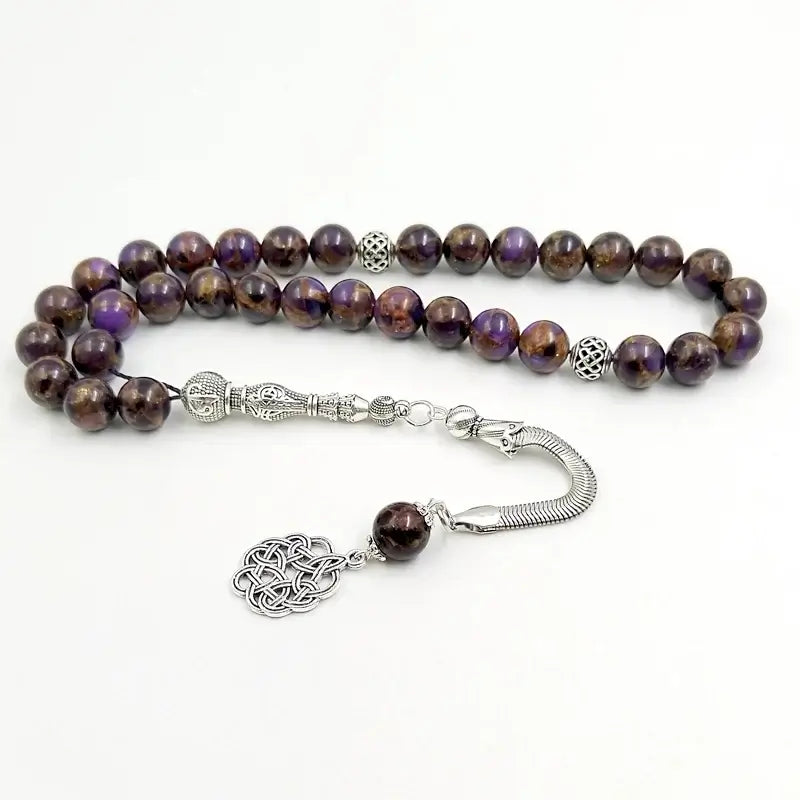 Tasbih misbaha semi precious stone muslim gift