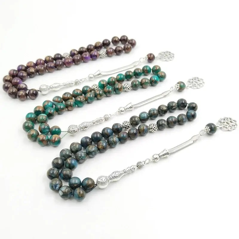Tasbih misbaha semi precious stone muslim gift