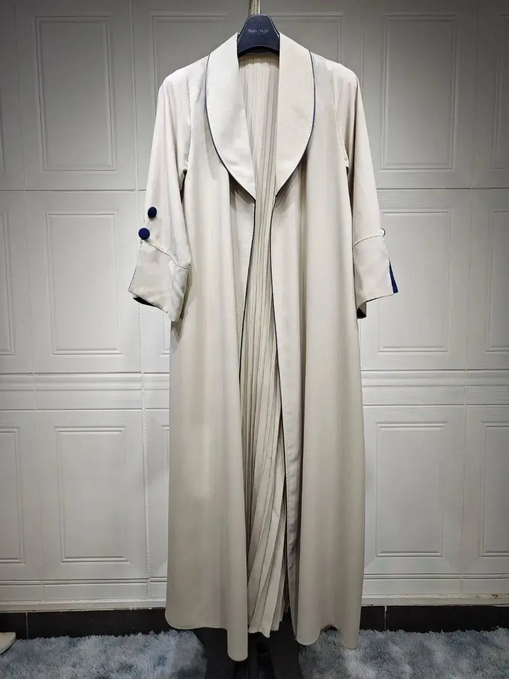 Veste kimono Breeze kaki/rouge vin