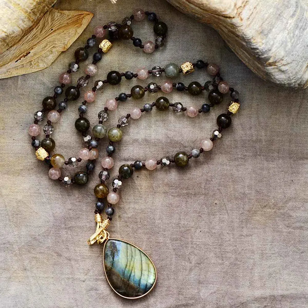 yoga cristal healing medidation labradorite jewelry