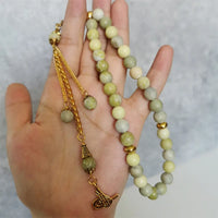 Tasbih misbaha semi precious stone muslim gift