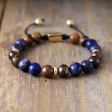 StrengthFlow Tiger Eye Bracelet — Handmade Natural Stone