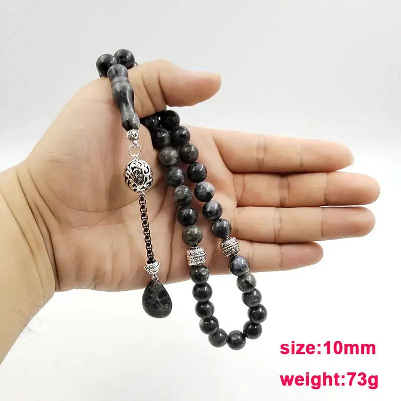 Tasbih misbaha semi precious stone muslim gift