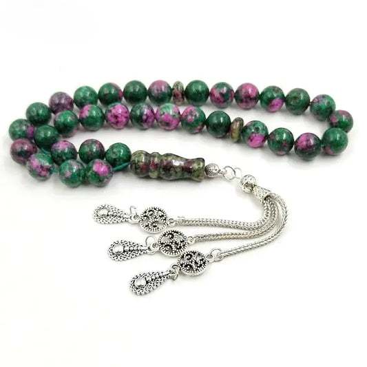 Tasbih misbaha semi precious stone muslim gift