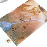 RadianceGlow Citrine Choker — 14K Gold Filled