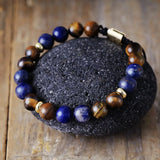 StrengthFlow Tiger Eye Bracelet — Handmade Natural Stone