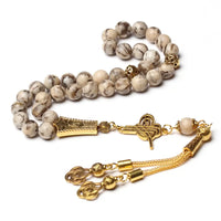 Tasbih misbaha semi precious stone muslim gift