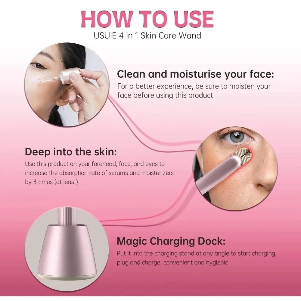 at‑home red light skincare tool