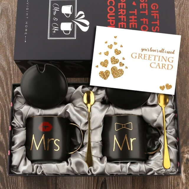 Chic Mr Mrs Mug set
