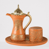 Original bahkoor incense burner orange