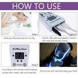 led facial therapy home spa mother day gift