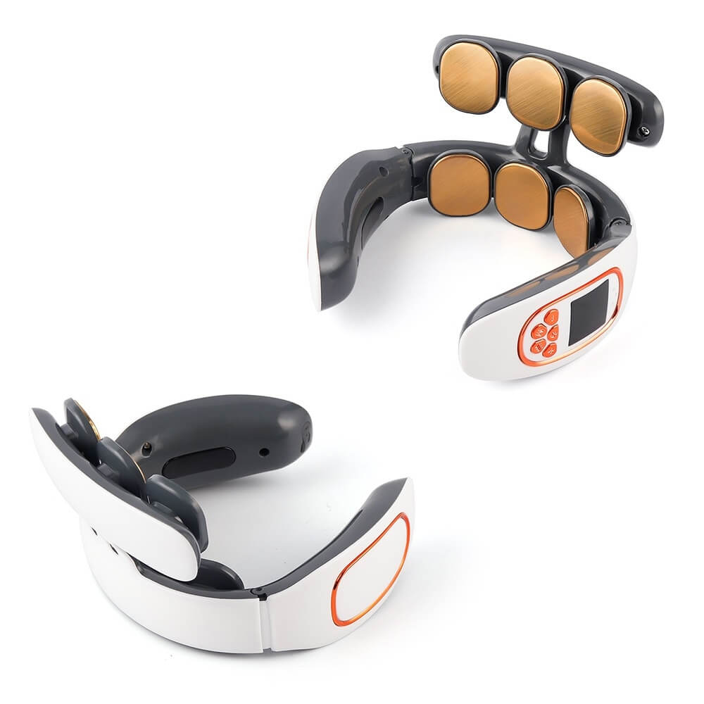 Neck and back massager acupuncture device