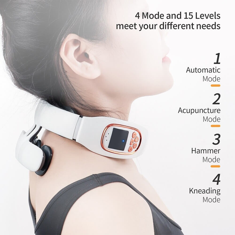 Neck and back massager cervical device gift