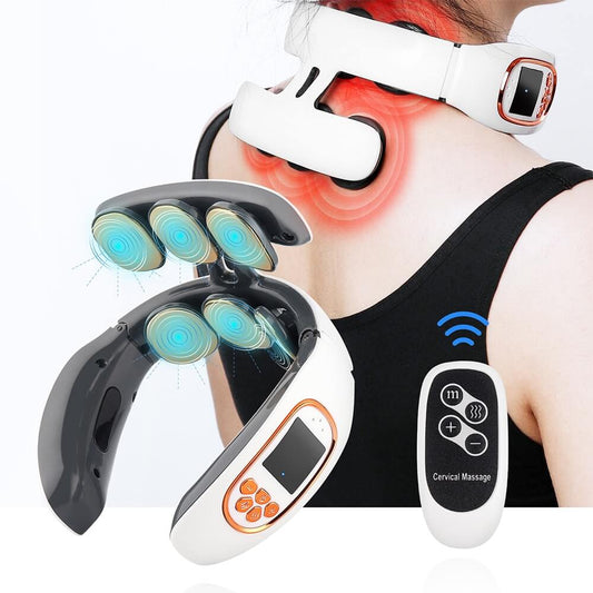 Neck and back massager cervical device gift