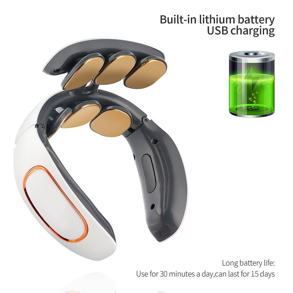 Neck and back massager acupuncture device