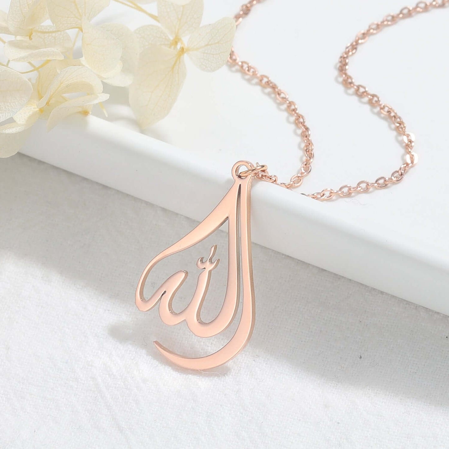 Lafaz Al Jalalah imuslim necklace black