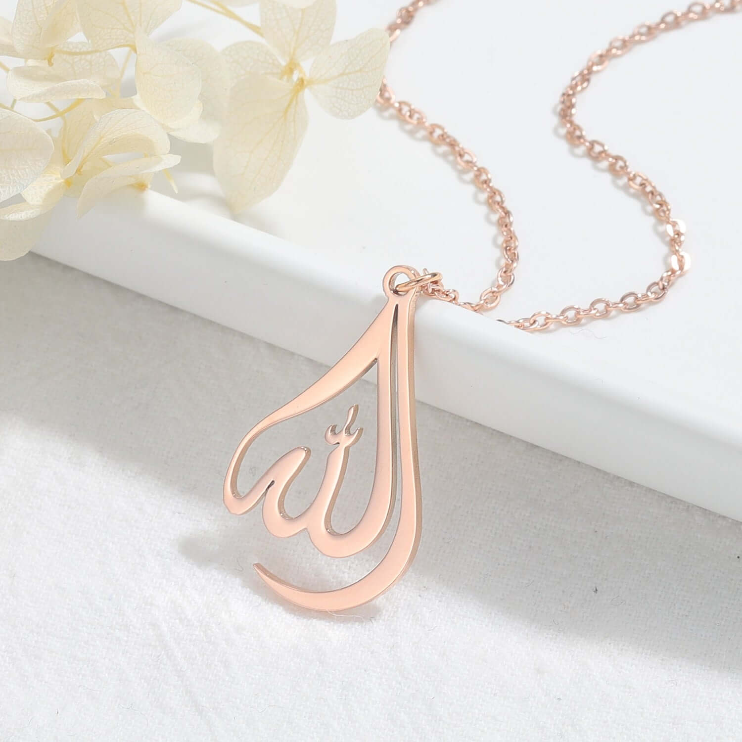 Lafaz Al Jalalah imuslim necklace black