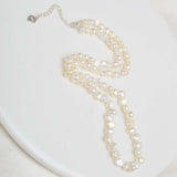 Freshwater pearl 925 sterling silver necklace