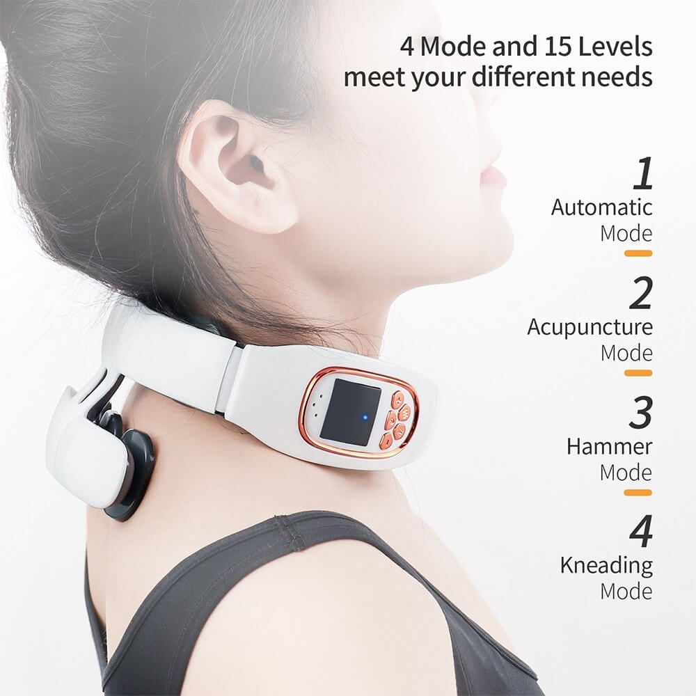 Home relaxation stress relief neck and back massager