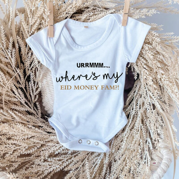 Eid Ramadan baby gift onesie