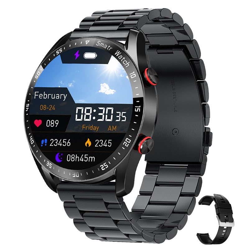 Smart watch men bluetooth health monitor 