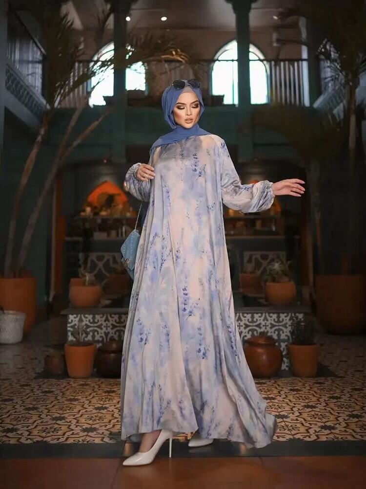 prom evening silk modest maxi dresses 