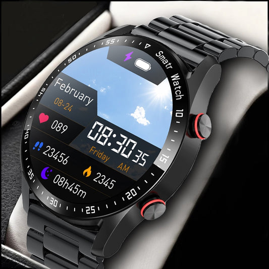 Smart watch men bluetooth health monitor 