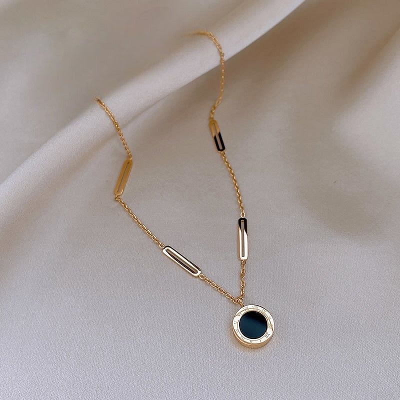 Black or White Roman Necklace