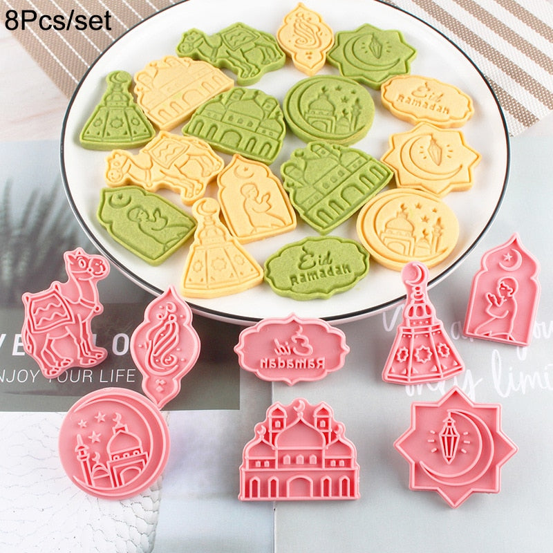 eid ramadan recipe decoration cookie mold