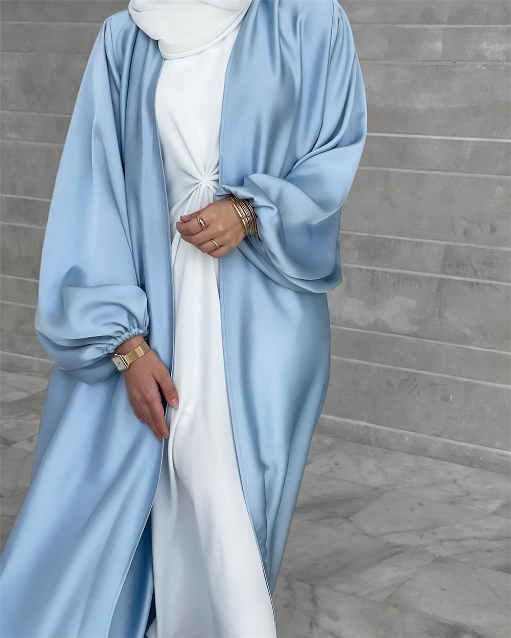 Ramadan Eid Gifts Abaya Kimono Muslim 