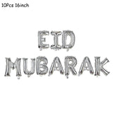 Eid mubarak ballons
