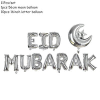 Eid mubarak ballons