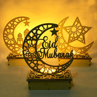 Wooden Islamic Celebration Lights