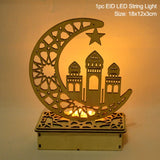 Wooden Islamic Celebration Lights