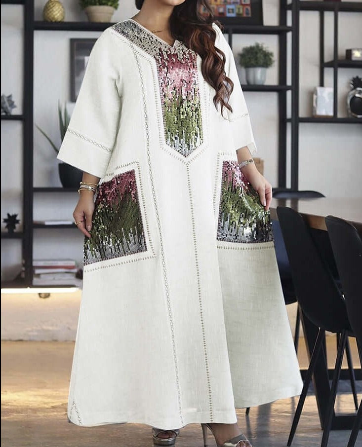 Eid Ramadan muslim evening dress gift for her