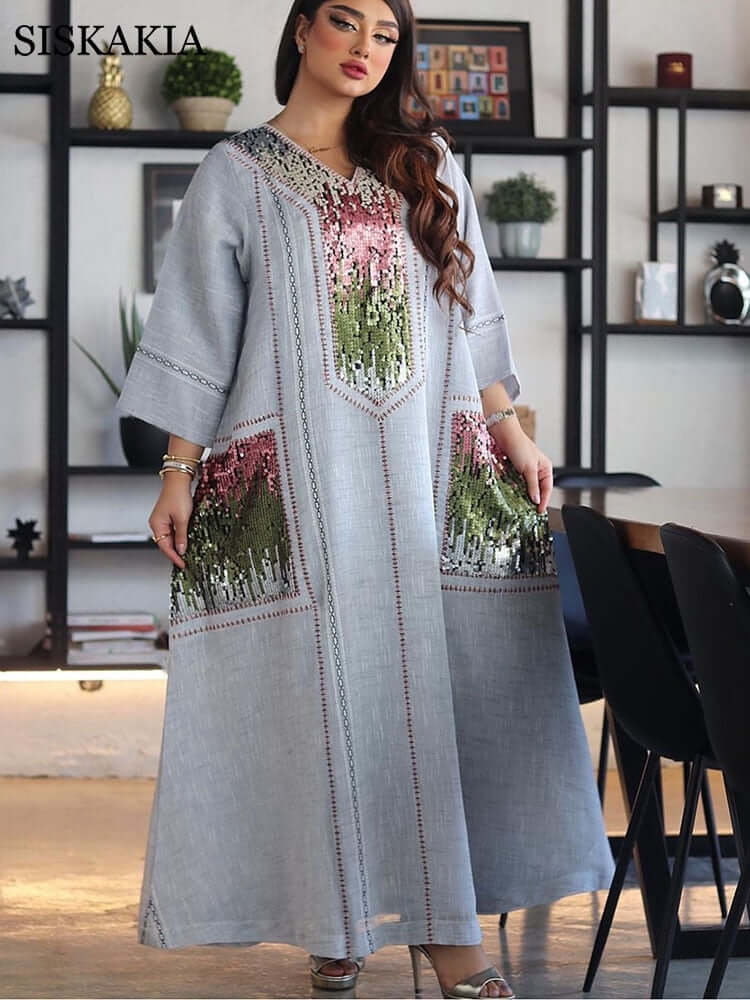Eid Ramadan muslim evening dress gift