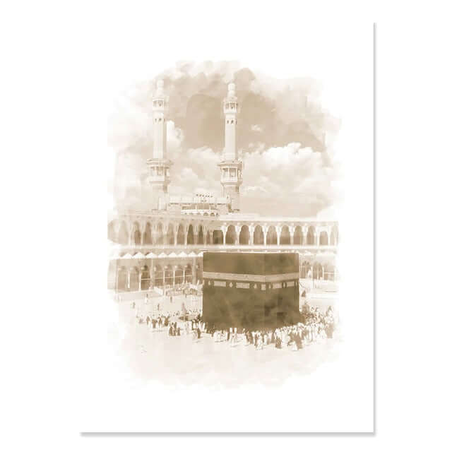 Mecca masjid islamic muslim wall art
