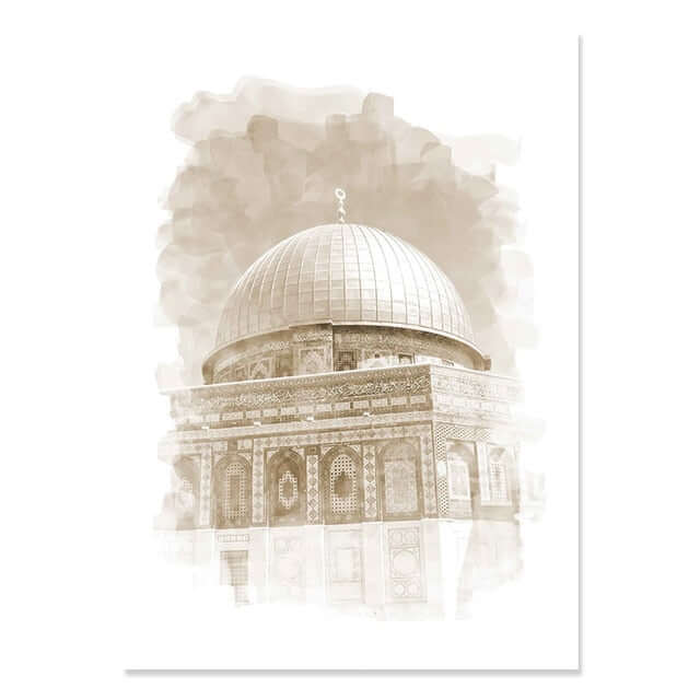 Holy masjid islamic muslim home decor