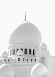 Chic Black and White Islamic wallart canva