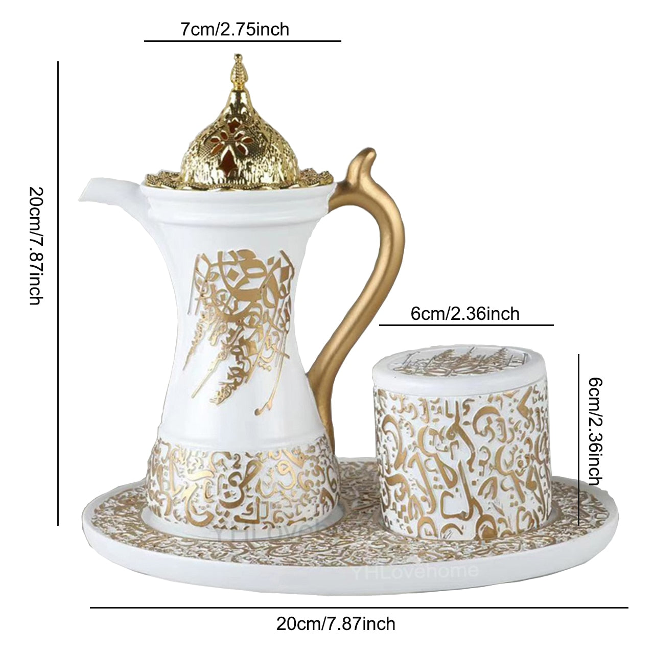 Original buhkoor incense burner white