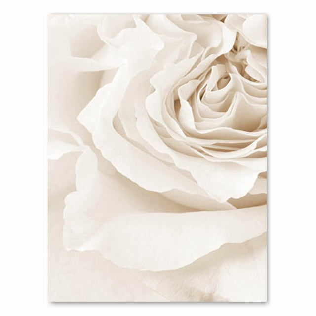 Beige Islamic Wallart flower canva