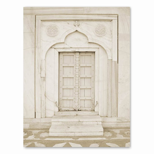 Beige Islamic Wallart canva