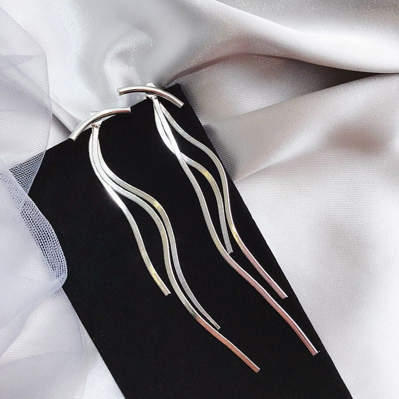 luxury trendy fashion long earring gifts