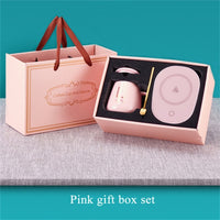 Mug Warmer gift set pink