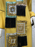 patchwork arabian dress jalabiya muslim gift