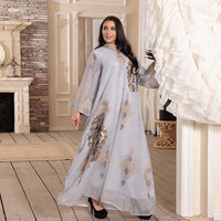 Chic Embroidered Arabic Dress Jalabiya abaya