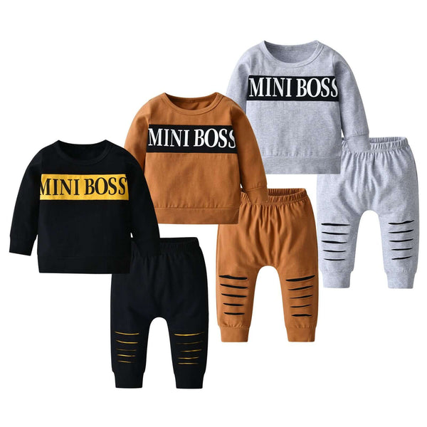Mini Boss Sweatsuit Set gift