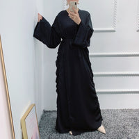 Chic abaya kaftan black islamic dress
