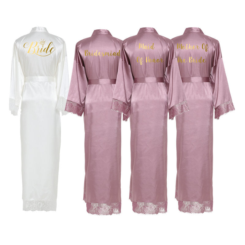Bride robe bridesmaid robe 