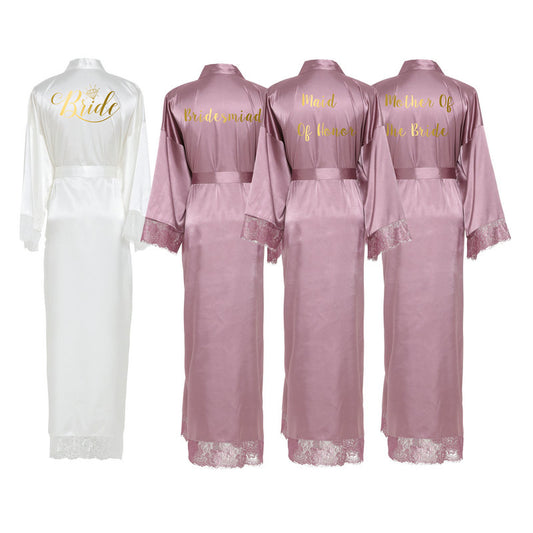 Bride robe bridesmaid robe 